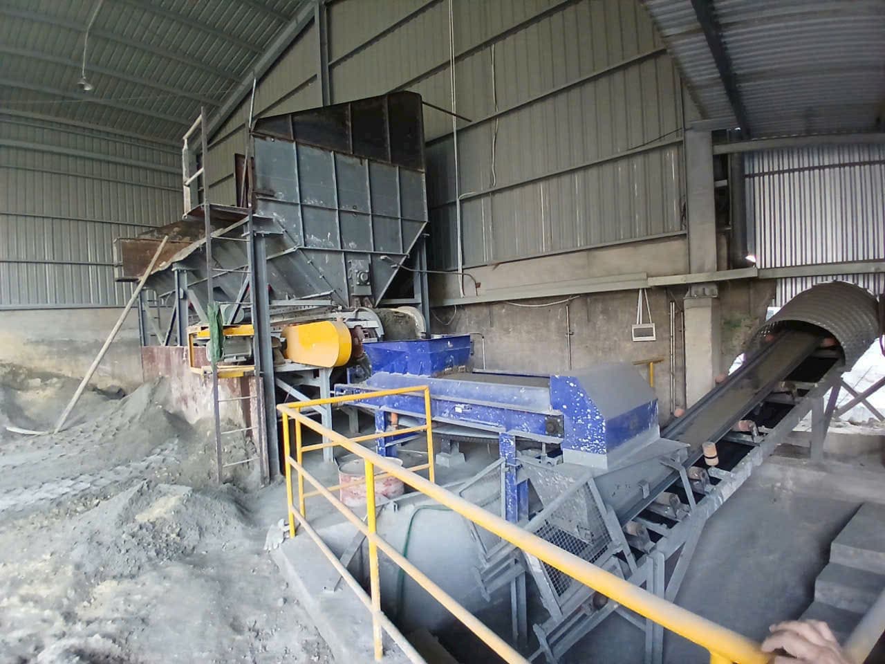 Hệ thống băng tải vận chuyển thạch cao