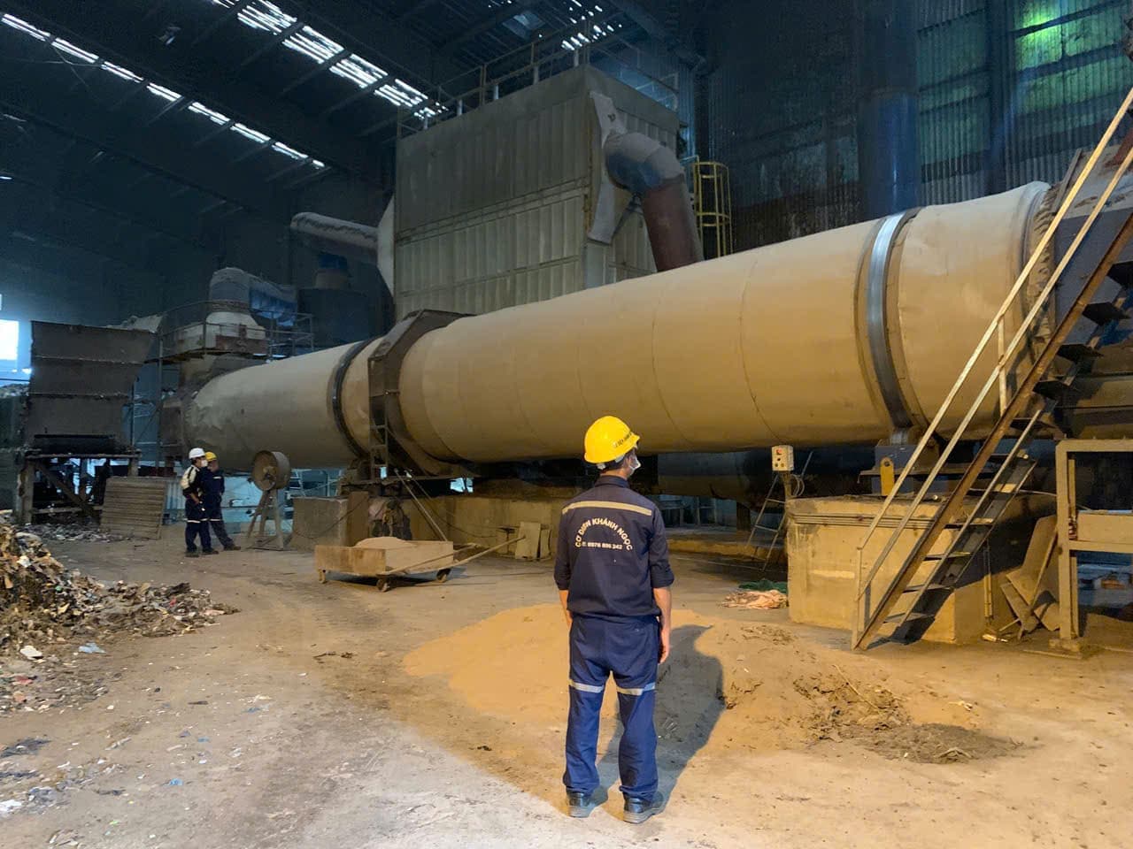 Hệ thống vận chuyển và sấy rác - Xi Măng Bút Sơn