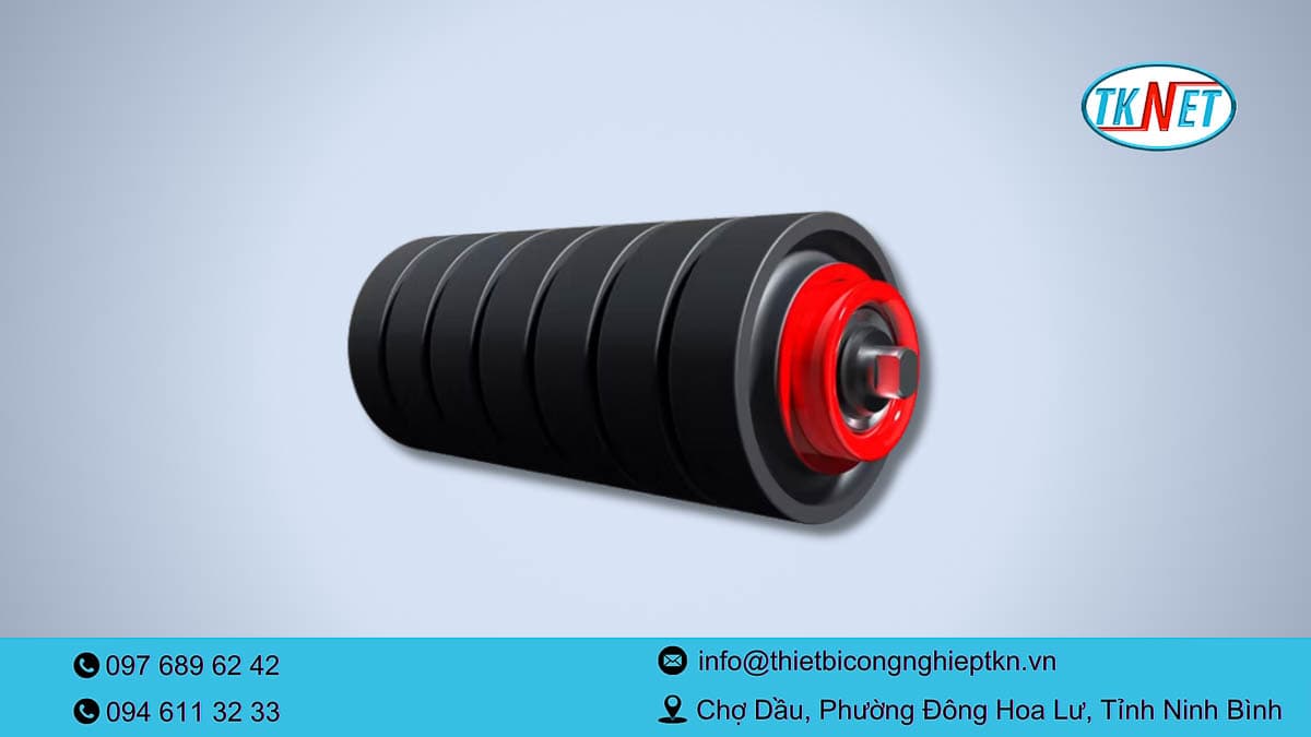 Con lăn giảm chấn tại vị trí cấp liệu